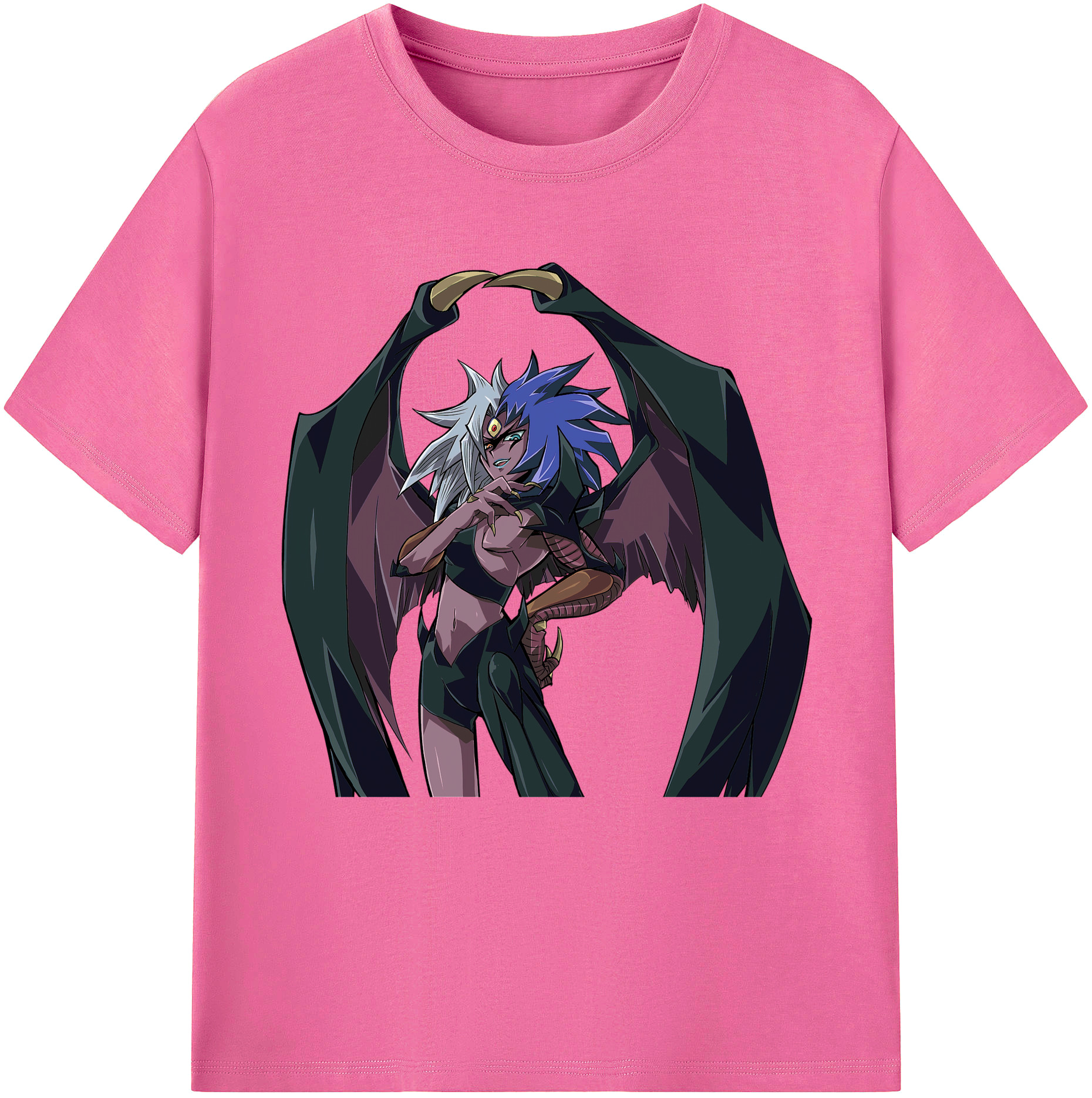（画像用） 遊☆戯☆王 Yu-Gi-Oh! レディースカジュアルプリントTシャツ（綿100％）